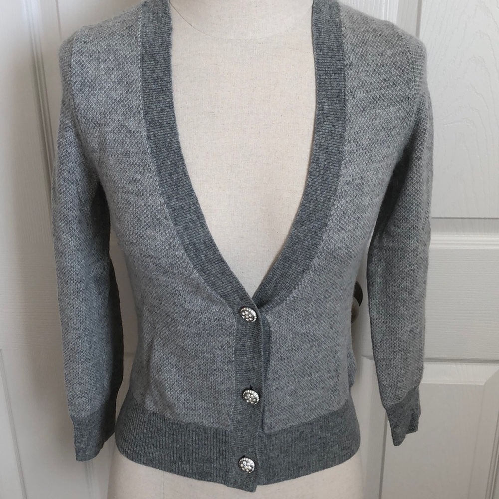J.crew wool blend v-neck cardigan